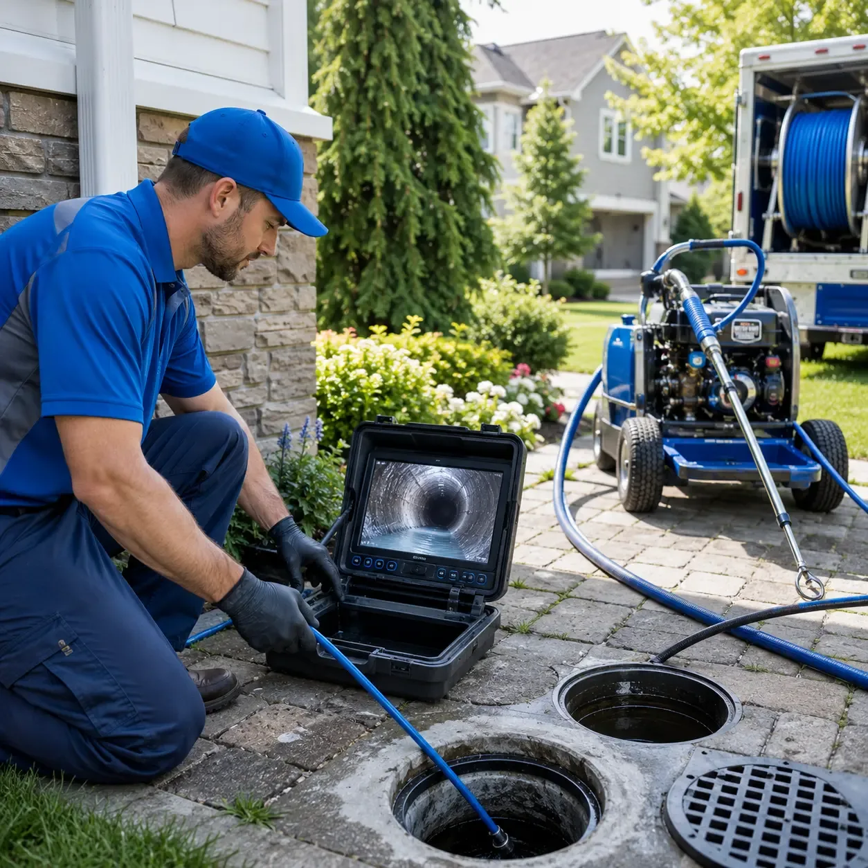 Outdoor drain cleaning professionals serving Augusta, NJ